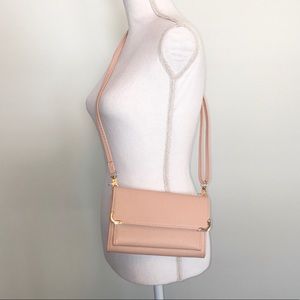NWOT Blush Clutch